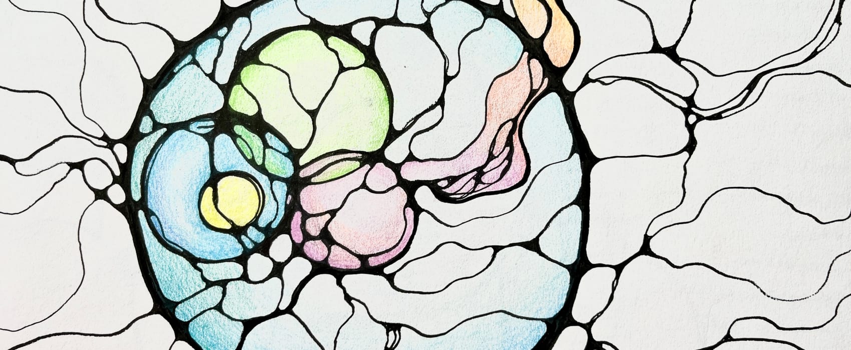 ‘Birth of a Poet’ - NeuroGraphica drawing by Margarita Steinberg